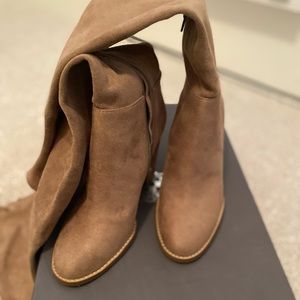 Vince Camuto stretch microsuede boot